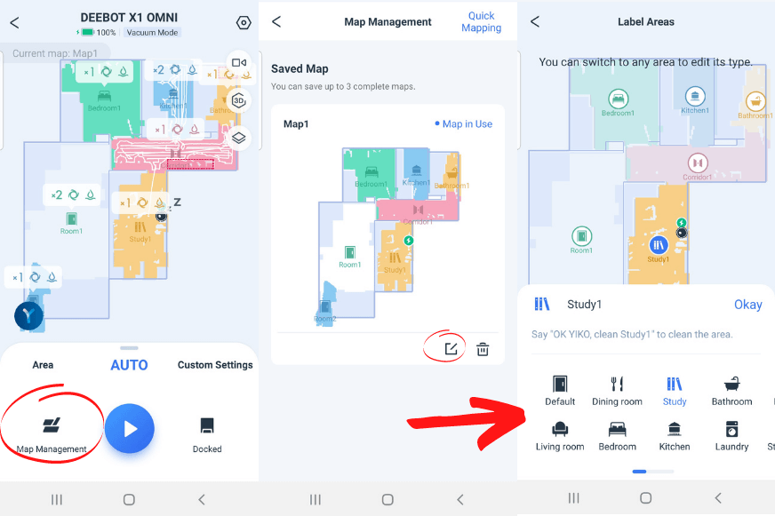 application ecovacs home changer place de meubles